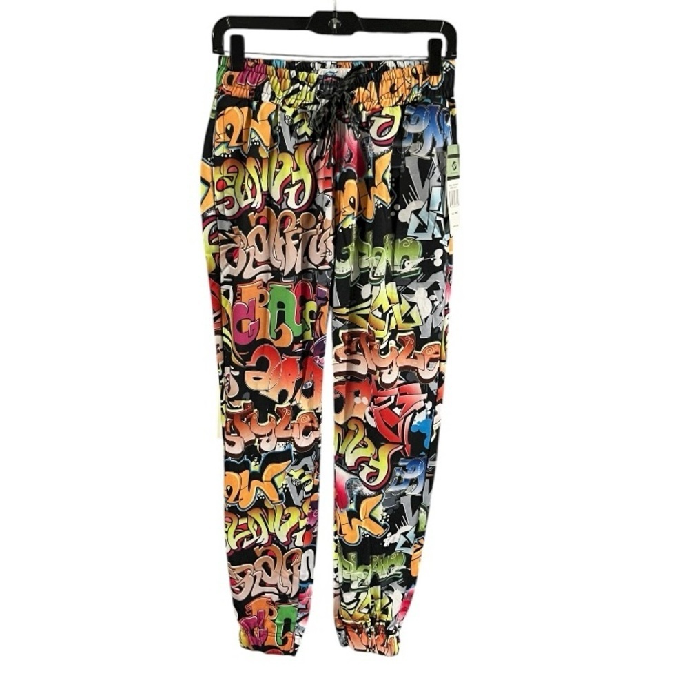 NWT Fresh Print Of Bel Air Vibrant Graphic Men's Joggers Size S